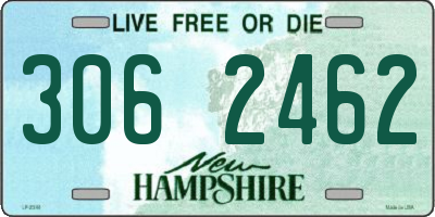 NH license plate 3062462