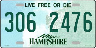 NH license plate 3062476