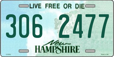 NH license plate 3062477