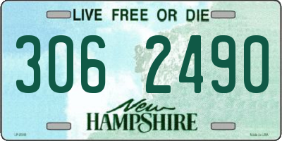 NH license plate 3062490
