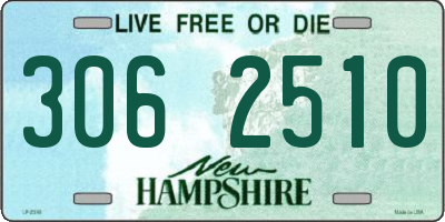 NH license plate 3062510