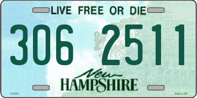 NH license plate 3062511