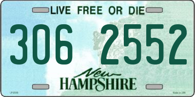 NH license plate 3062552