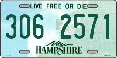 NH license plate 3062571
