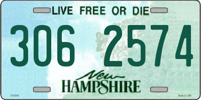 NH license plate 3062574
