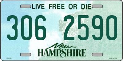 NH license plate 3062590