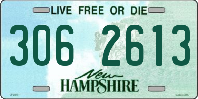NH license plate 3062613