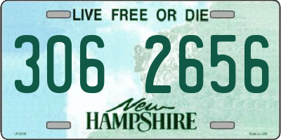 NH license plate 3062656