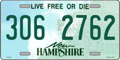 NH license plate 3062762