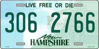 NH license plate 3062766