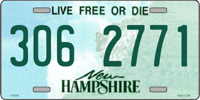 NH license plate 3062771