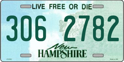 NH license plate 3062782