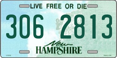 NH license plate 3062813
