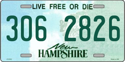 NH license plate 3062826