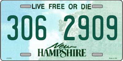 NH license plate 3062909