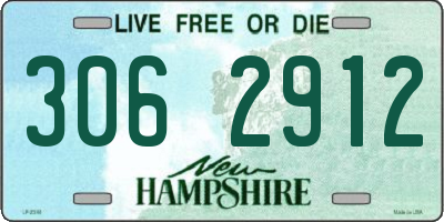 NH license plate 3062912