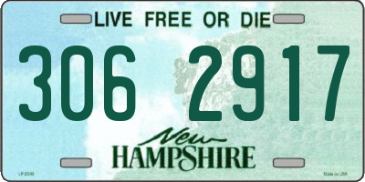 NH license plate 3062917
