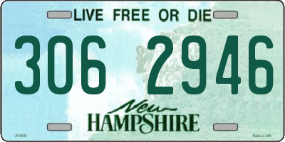NH license plate 3062946