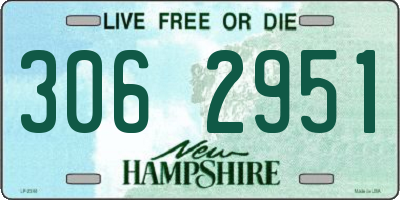NH license plate 3062951