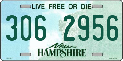 NH license plate 3062956