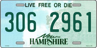 NH license plate 3062961