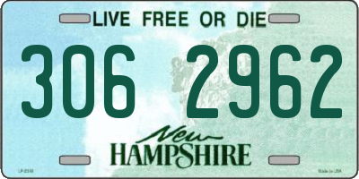NH license plate 3062962