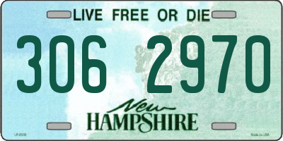 NH license plate 3062970