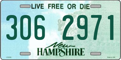 NH license plate 3062971