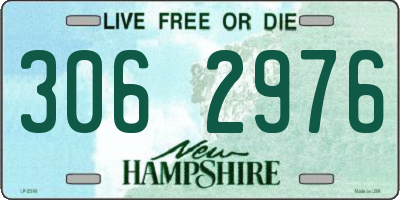 NH license plate 3062976