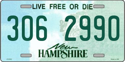 NH license plate 3062990
