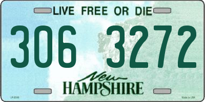 NH license plate 3063272