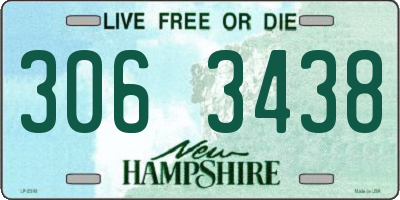 NH license plate 3063438