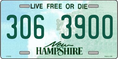 NH license plate 3063900