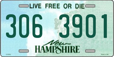 NH license plate 3063901