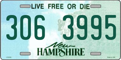 NH license plate 3063995