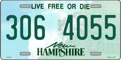 NH license plate 3064055