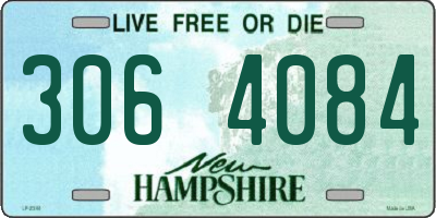 NH license plate 3064084