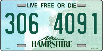 NH license plate 3064091