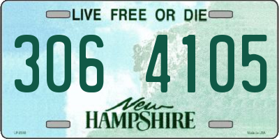 NH license plate 3064105