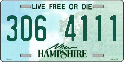 NH license plate 3064111