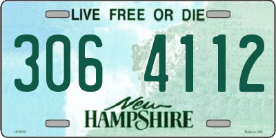 NH license plate 3064112
