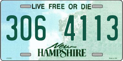 NH license plate 3064113
