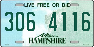 NH license plate 3064116