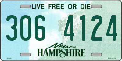 NH license plate 3064124