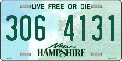 NH license plate 3064131