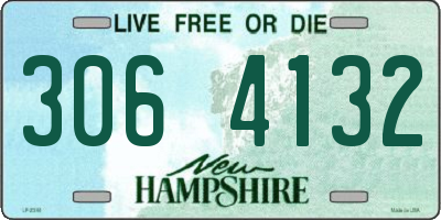 NH license plate 3064132