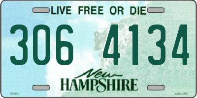 NH license plate 3064134
