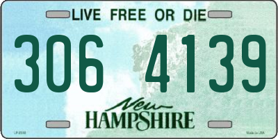 NH license plate 3064139