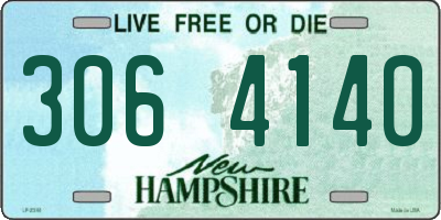 NH license plate 3064140