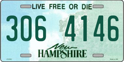 NH license plate 3064146